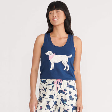Little Blue House Bandana Labs Women's Pajama Tank